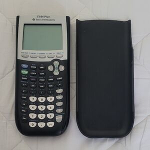 Texas Instruments TI-84 Plus Graphing Calculator - Black and White